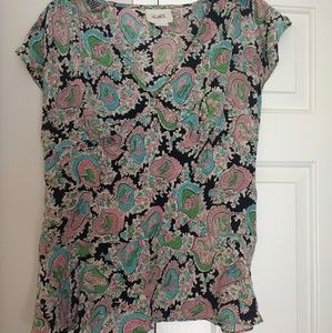 Cap sleeve Peplum top